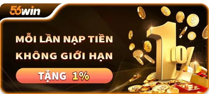 Nhà cái ​ 56ưin khuyến mại nạp tiền tặng 1% giá trị nạp